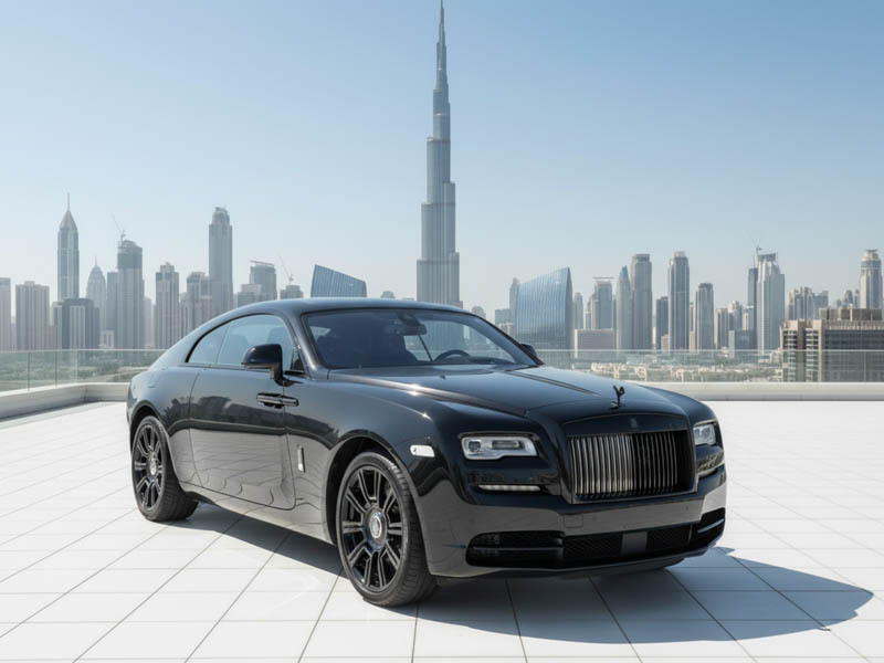 Rent a Rolls Royce  Wraith Black Badge 